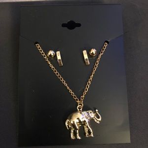 Fun Elephant Earring Set